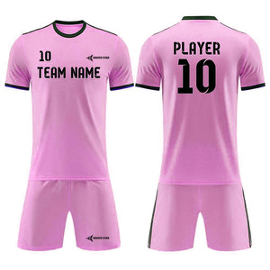 DAIZEN STAR Custom Team Name Soccer Jersey Set Short Sleeve Crew Neck Sublimated Geometric Print Moisture Wicking 100% Polyester - Product Image 3