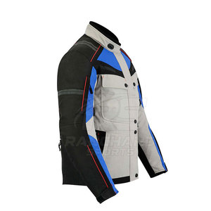 Racing Motorbike Leather Jacket Men Protective Gear Durable Streetwear Outdoor Riding Premium Quality Slim Fit Performance Wear - Product Image 3