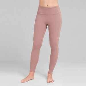 Leggings de Cintura Alta sin Costuras, Térmicos, Casuales, Color Verde Sólido, Elásticos, Transpirables, Tejidos, para Mujer - Product Image 1