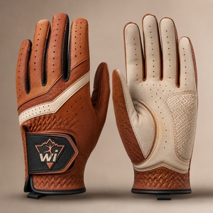 Golf <b>Gloves</b> Comfortable Flexible Palm Design Breathable Material Sports <b>Gloves</b> For Outdoor Practice And Professional Performance - Product Image 1