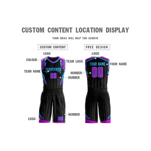Ensemble de basketball personnalisé orange et turquoise, imprimé par sublimation, col en V, sans manches, uniforme athlétique pour homme, impression numérique personnalisée - Product Image 3
