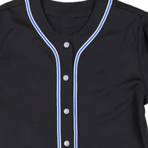 Customized ZPB Black <b>Baseball</b> Jersey Women Greek Letter Embroidery Button Up Collegiate Sports Shirt Premium Sorority Style Gear - Product Image 4