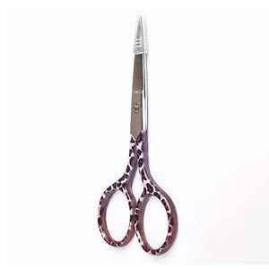 Tijeras para cutículas con mango recubierto de papel, acero inoxidable, cuchillas curvas afiladas, duraderas, para diestros, para uso doméstico y en salones de belleza - Product Image 2