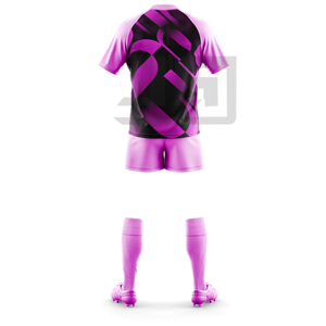 Maillot et short de rugby imprimés haut de gamme, en tissu respirant et anti-vent, respectueux de l'environnement, col en V, personnalisable pour équipe - Product Image 6