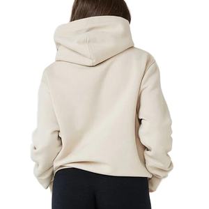 Cotton Fleece Custom <b>Women's</b> Pink Pullover <b>Hoodie</b> Heavy Fleece Embroidered Drawstring Kangaroo Pocket Winter Season - Product Image 2