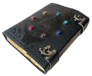 ของขวัญขายส่งสมุดโน้ตหนังแท้ลายนางเงือกสลักลายนูนพร้อมแผ่นหนังแท้7ชิ้นหรูหราออกแบบโลโก้ได้ตามต้องการ - Product Image 2