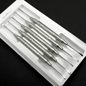 Juego de 5 Elevadores Quirúrgicos de Periósteo de Doble Punta de Acero Inoxidable de Alta Calidad para Implantes Dentales - Product Image 4