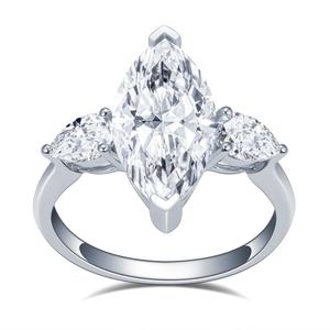 Anillo Solitario con Diamante Cultivado en Laboratorio, Corte Ovalado, Color F, Oro 18k AU750, Certificado IGI, Bañado en Rodio, Moderno, para Mujer, Aniversario - Product Image 6
