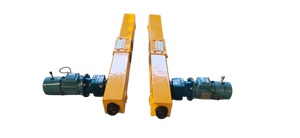 Chariot d'extrémité de pont roulant à poutre simple, portée 17m, type européen, avec boîte de vitesses Elecon, moteur ABB, frein CC - Product Image 3