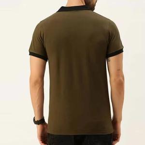 Chemises pour hommes en coton biologique 100% - Mode moderne - Vêtements d'été personnalisés - Manches courtes - Solides - Haute qualité - Respirantes - Anti-rides - Séchage rapide - Product Image 6