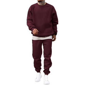Unisex Premium Sweatsuit Set 2 Piece Sweatshirt Jogger <b>Pants</b> Casual Streetwear <b>Lounge</b> Comfort Clothing - Product Image 1