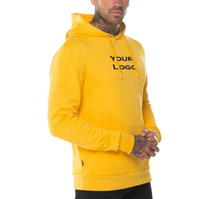 Sudaderas con Capucha de Punto Sólido de Poliéster/Algodón para Hombre Kangro, Color Personalizado, Corte Regular, Diseño Bordado, Impermeables, Alta Calidad - Product Image 1