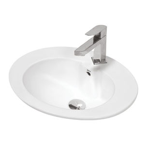 Vendeur fiable proposant des lavabos en céramique blanche de haute qualité, super élégants, design luxueux, pour salle de bain, en provenance d'Inde. - Product Image 1