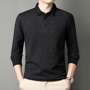 Polo de Manga Larga para Hombre, Nuevo, a la Moda, de Alta Calidad, Cómodo, Transpirable, para Verano - Product Image 3