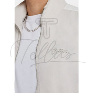 Conjunto de Pantalones Cortos y Chaqueta Cortavientos de Nailon para Hombre, Estilo Casual, Color Sólido, Primavera/Verano 2026, Ropa Deportiva Urbana - Product Image 6