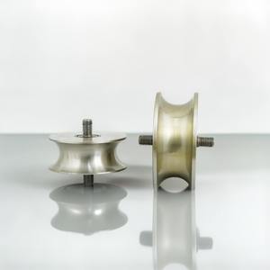 Rueda de Rodamiento Angular de 75 mm para Puerta Corredera, Acero Pulido, Moderna, Duradera, Fácil Instalación, Suave, de Alta Resistencia - Product Image 2