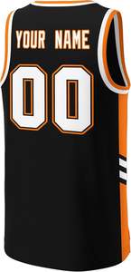 Maillots de basket-ball personnalisés avec logo imprimé, quantité en gros, vêtements de sport, sublimation, 100% polyester, antibactérien, séchage rapide, haute qualité - Product Image 3