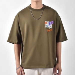 เสื้อยืดพิมพ์ลายพัฟฟ์สีตามสั่ง ผลิตในปากีสถาน สำหรับผู้ชาย สไตล์ใหม่ เสื้อยืดพิมพ์ลายพัฟฟ์คุณภาพสูงสั่งทำพิเศษสำหรับขาย - Product Image 3