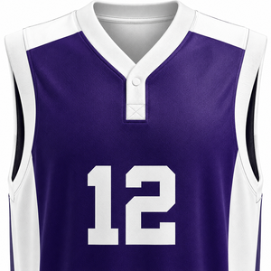 Ensemble de maillots de basket-ball personnalisés pour hommes, sans manches, à séchage rapide, respirant, vêtements de sport d'équipe pour l'entraînement, les matchs et les jeux - Product Image 6
