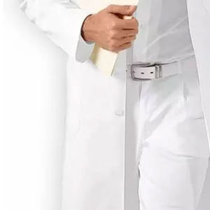 Ventes en gros de blouses de laboratoire blanches personnalisées de haute qualité, uniformes unisexes en coton, produits de laboratoire, blouses de pharmacie - Product Image 5