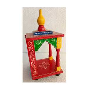 Pequeña decoración del hogar Templo de madera Modelo 1 Mandir Pooja Modelo - Product Image 1