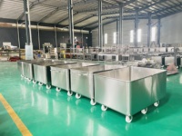 Chariot à fourre-tout robuste en acier inoxydable 304 pour la viande