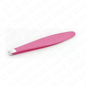 Ensemble de 3 pinces à épiler pour sourcils avec logo personnalisé, en acier inoxydable, pointe inclinée, rose, bleu, vert, kit d'outils de beauté et de maquillage - Product Image 4