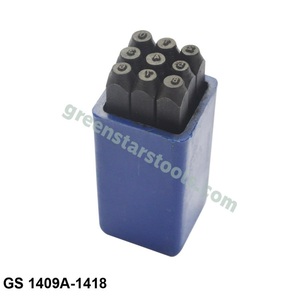Number Punch Stamp Set 9 Pieces Steel Marking <b>Tools</b> Jewelry <b>Tools</b> <b>Engraving</b> Hand <b>Tools</b> Number Set |Item No GS-1415 - Product Image 1