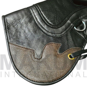 Gants de fauconnerie en cuir pour la manipulation des oiseaux, la formation et la sécurité des mains, fabriqués en cuir avec logo personnalisé - Product Image 6
