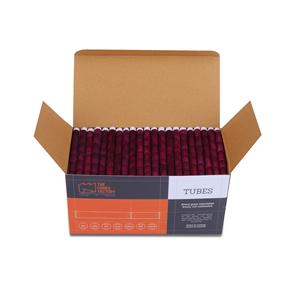 Cono de pétalos de rosa roja orgánica con punta en espiral de 11 mm, tubo pre-enrollado, calidad premium, caja de 170 unidades, precio de fábrica. - Product Image 1