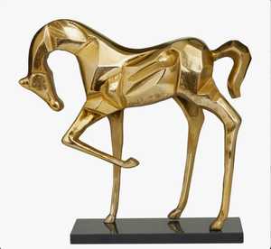 Jaffs Exports Aluminum Animal <b>Figure</b> Sculpture Contemporary Design Handmade Eco-Friendly Durable Tabletop Decor for Home Office - Product Image 3