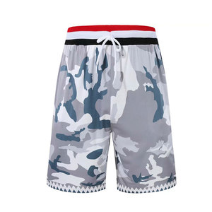 Pantalones Cortos de Baloncesto para Hombre, Cómodos, de Alta Calidad, Tejidos, Sólidos, Casuales, de Cintura Media, Secado Rápido, 100% Algodón, Servicio OEM para Baloncesto - Product Image 1