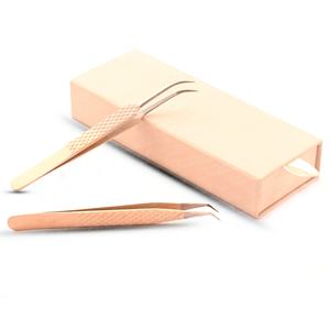 Pinzas Profesionales de Lujo para Cejas de Alta Demanda, Sostenibles, Ligeras, Duraderas, con Estuche Plano para Pestañas, de Acero Inoxidable Puntiagudo - Product Image 5