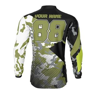 Maillot de course de haute qualité, vêtements de motocross, maillot de moto personnalisé, séchage rapide, respirant, manches longues, vêtements de course automobile - Product Image 3