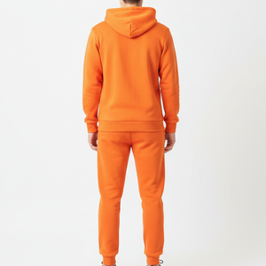 Ensemble de survêtement décontracté d'hiver pour homme, imprimé par transfert thermique, 100 % coton, séchage rapide, léger, pour l'entraînement – Vente en gros - Product Image 2