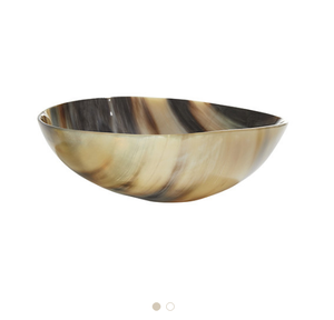 Frutero Vintage de Tamaño Mediano, Hecho a Mano con Cuerno Natural, Vajilla Ecológica, Frutero Decorativo - Product Image 1
