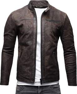 Vestes d'hiver en cuir personnalisées OEM, style letterman, brodées, pour hommes, en vente à prix de gros. - Product Image 6