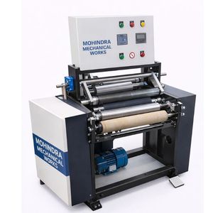 Machine à rembobiner le papier aluminium MOHINDRA MECHANICAL WORKS MMW-KFR001 Fonctionnement semi-automatique pour des rouleaux d'aluminium uniformes - Product Image 1