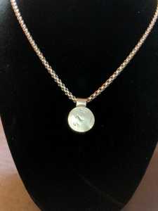 NIKHIL GEMS Pendentif en agate bleue d'Ellensburg naturelle, serti clos, fait main en argent sterling, vintage, cadeau de fiançailles pour elle ou lui, tiers - Product Image 2