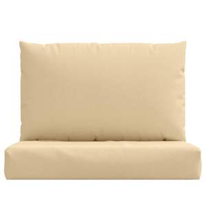 Cojín de tela beige melange 100% poliéster para almohadas y cojines de exterior - Product Image 4