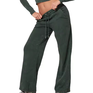 Pantalon décontracté pour femme, taille mi-haute, coupe skinny évasée, style streetwear, idéal pour le bureau, les soirées, les événements et les voyages - Product Image 3