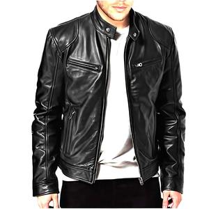 เสื้อแจ็คเก็ตหนัง PU ระบายอากาศ แห้งเร็ว พิมพ์โลโก้ด้านหน้าตามสั่ง สีพื้น กันลม สำหรับกิจกรรมกลางแจ้ง สไตล์ลำลองทันสมัย - Product Image 1