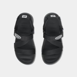 Casual Style Sandals Rotatable <b>Heel</b> Strap Rubber Patch Pattern Die Casting Logo OEM Service Vietnam Unisex <b>Black</b> F6S <b>Open</b> <b>Toe</b> - Product Image 6