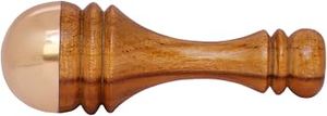 High Quality Custom Logo Wood Kansa Wand Double Sided Handmade Home Decor Ayurvedic Body <b>Massager</b> Foot Care <b>Tool</b> Modern Design - Product Image 4