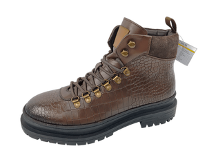 Botas de Combate Dlords Grant Brown de Cuero Genuino, Altura al Tobillo, con Cordones, Suela de Goma, Entresuela de EVA, Antideslizantes, para Todas las Estaciones - Product Image 4
