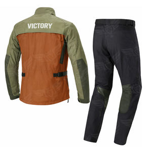 Combinaison de moto imperméable personnalisée pour homme, veste et pantalon de moto, ensemble pour la conduite en tout-terrain, équipement de protection pour motards - Product Image 4
