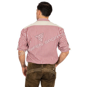 Wholesale <b>Men's</b> German Bavarian Oktoberfest <b>Clothes</b> Halloween Beer <b>Festival</b> Parties Shirt Half Sleeves <b>Men</b> Oktoberfest Costume - Product Image 6
