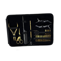 Kits d'outils pour extensions capillaires, outils de coiffage professionnels de qualité supérieure, logo personnalisé, fabricant ODM, délai de livraison rapide, qualité salon
