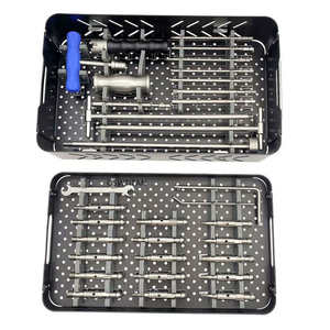 Kit d'instruments chirurgicaux orthopédiques pour l'extraction de clous intramédullaires à vis cassées, certifié ISO13485, en acier inoxydable allemand, CE - Product Image 1