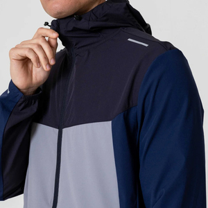 Veste de sport à capuche pour homme, unie, respirante, à séchage rapide, en polyester, pour l'hiver - Product Image 6
